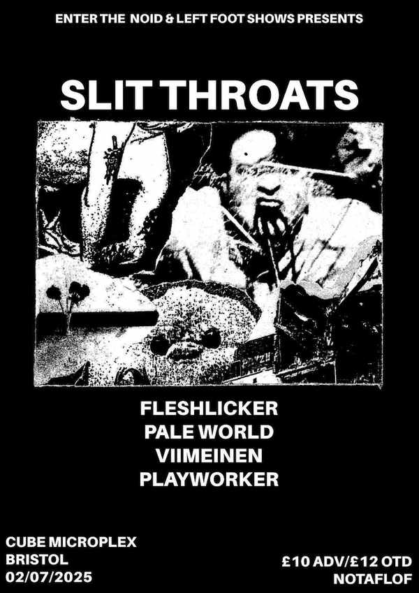 Picture for event Slit Throats, Fleshlicker, Pale World, Viimeinen & Playworker