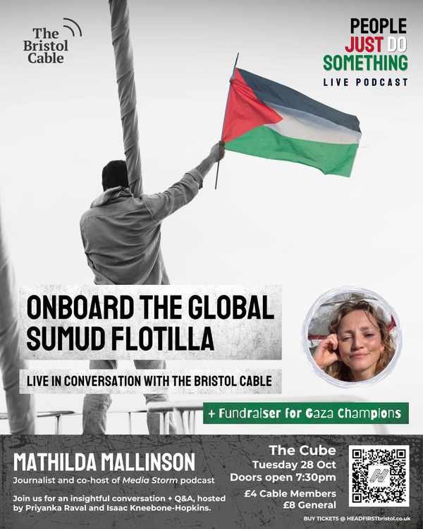 Picture for event People Just Do Something... Onboard The Global Sumud Flotilla, with Mathilda Mallinson