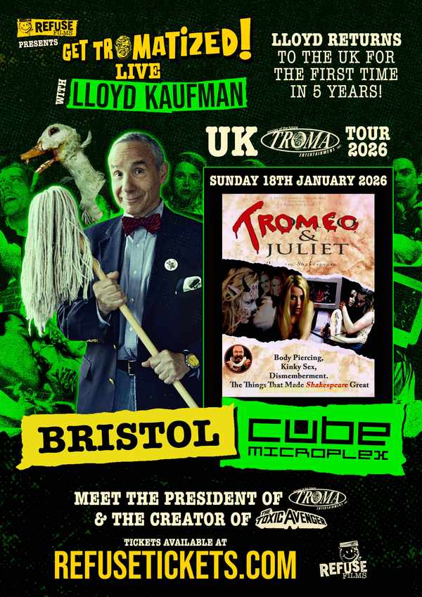 Picture for event Get Tromatized! Live With Lloyd Kaufman, featuring 'Tromeo & Juliet' (1996)