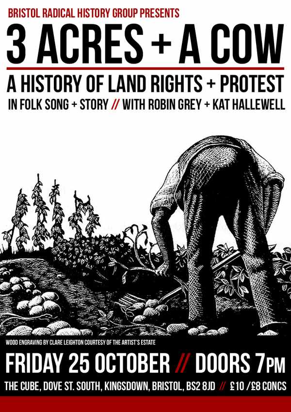 Picture for event Bristol Radical History Group presents: Three Acres & a Cow
