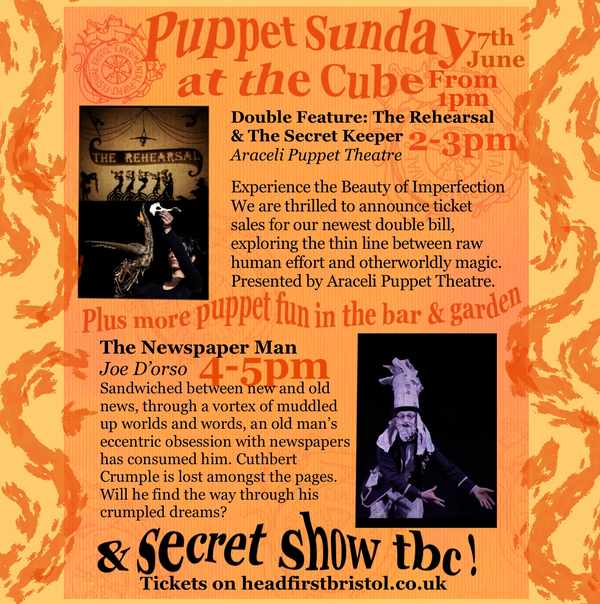 Picture for event Puppet Sunday at the Cube