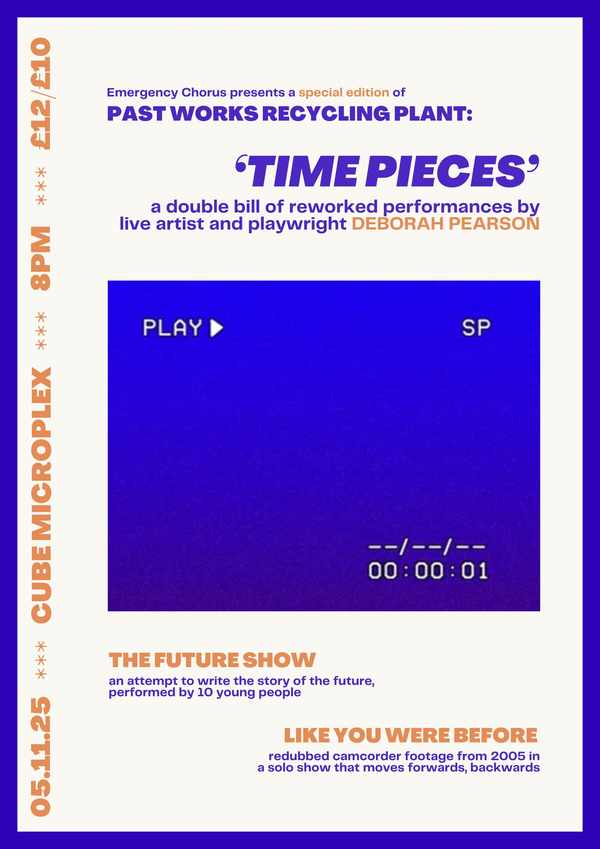 Picture for event Past Works Recycling Plant: Time Pieces by Deborah Pearson