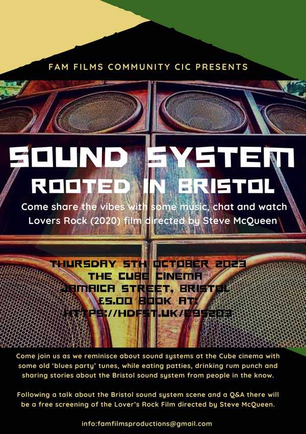 Picture for event Sound System Rooted in Bristol