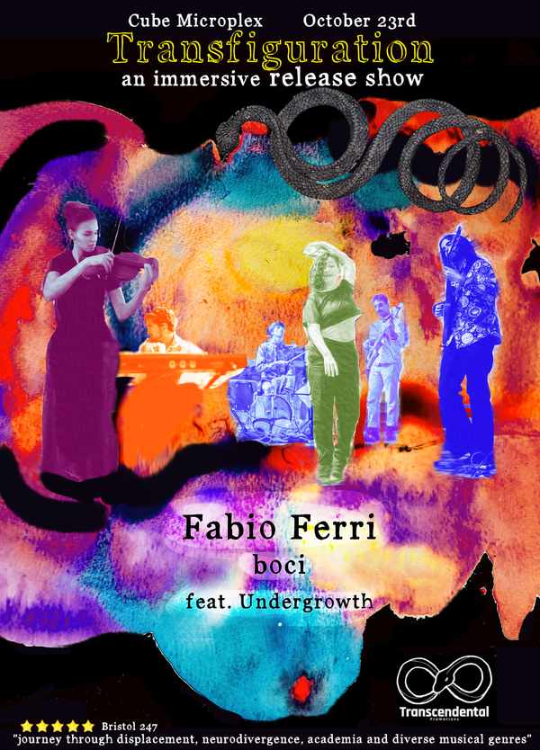 Picture for event Transfiguration: an immersive release show feat Fabio Ferri + boci + Undergrowth.