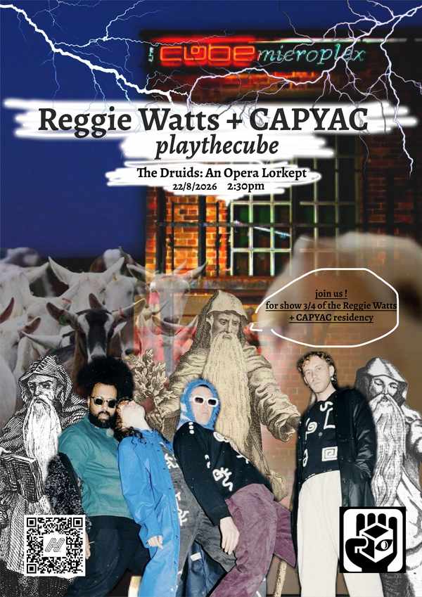 Picture for event Reggie Watts x CAPYAC playthecube