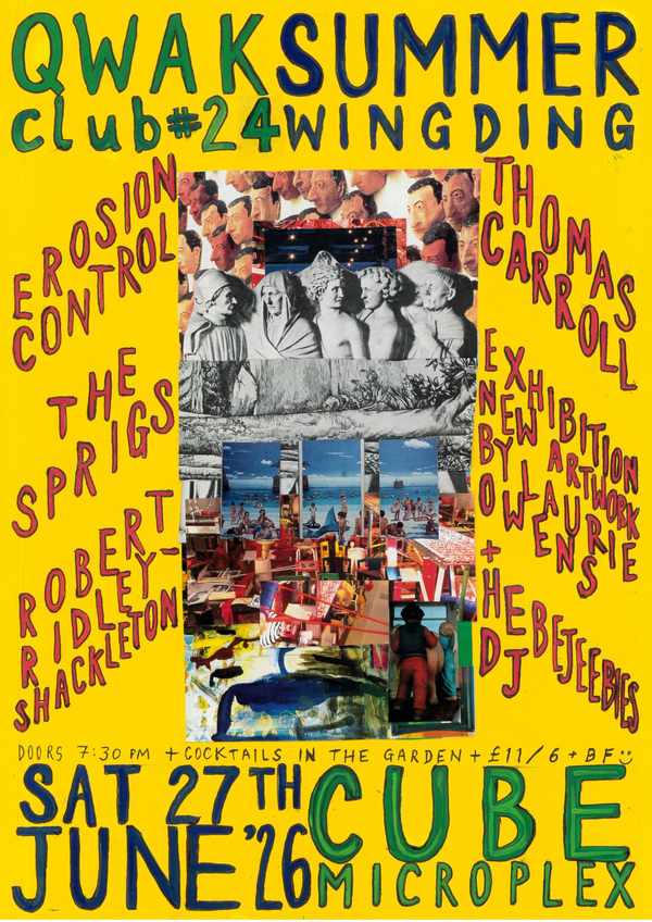 Picture for event Erosion Control + The Sprigs + Thomas Carroll + Robert Ridley-Shackleton